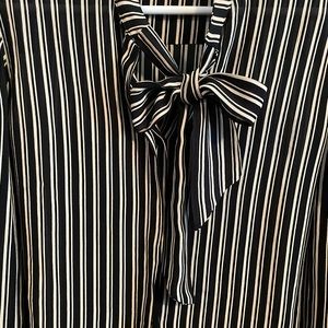 REFORMATION top striped long sleeve button down blouse shirt